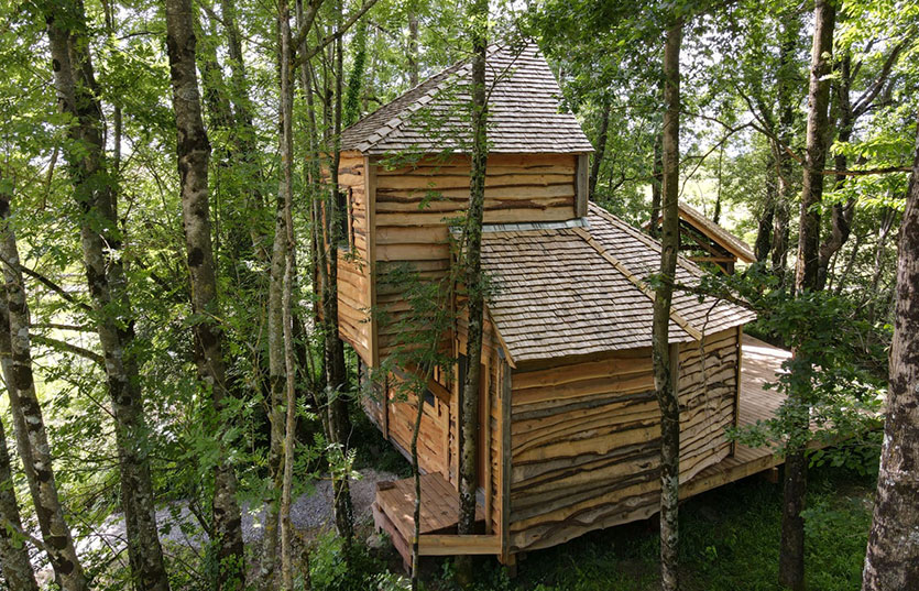 cabane merisa dans les arbres